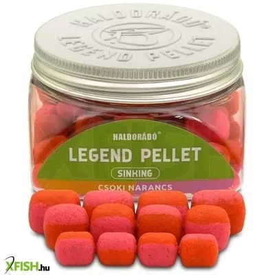 Haldorádó LEGEND PELLET Sinking süllyedő 8, 12, 16 mm - Csoki Narancs 70g