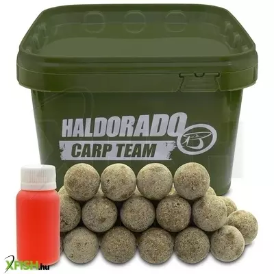 Haldorádó Big Feed - C21 Boilie - Fokhagyma & Mandula vödrös etetőbojli 1 kg 21mm + 100 ml aroma