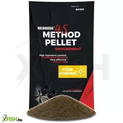 haldorádó 4s method pellet groundbait - nyár 400 g