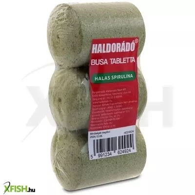 Haldorádó Busa Etető Tabletta Halas Spirulina 3db/csomag