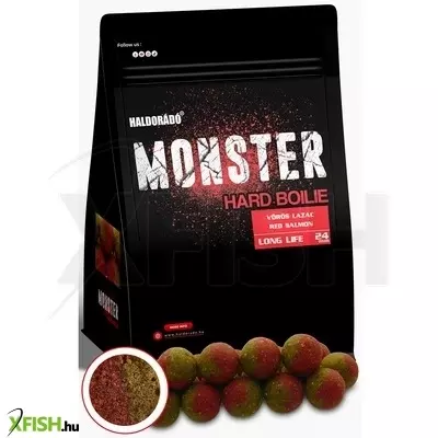 Haldorádó Monster Hard Boilie 24+ - Vörös Lazac 700g
