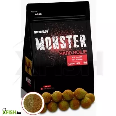 Haldorádó Monster Hard Boilie 24+ - Hot Mangó 700g