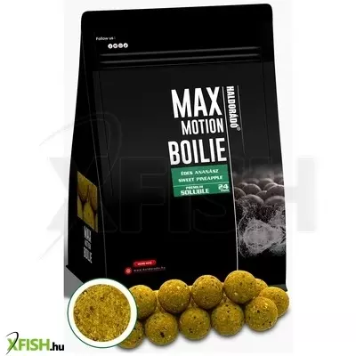 Haldorádó Max Motion Boilie Premium Soluble 24 Mm - Édes Ananász bojli 800g