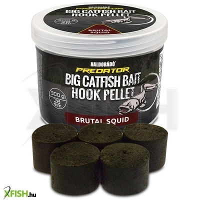 Haldorádó Catfish Bait Hook Harcsázó Pellet Brutal Squid 28mm 300g