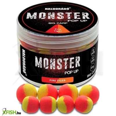 Haldorádó Monster Pop Up Big Carp Lebegő Bojli Fire Tiger 13-17mm 50g