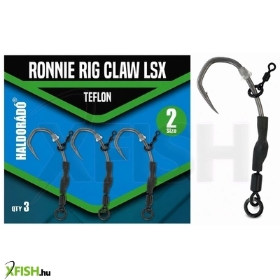 Haldorádó Ronnie Rig Claw Lsx Bojlis Horog Pup Up Csalikhoz 2-es 3db/csomag