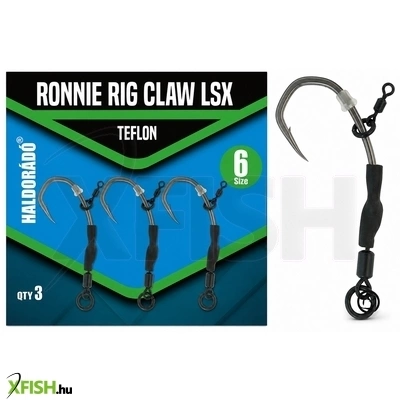 Haldorádó Ronnie Rig Claw Lsx Bojlis Horog Pup Up Csalikhoz 6-os 3db/csomag