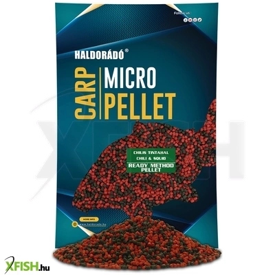 Haldorádó Ready Method Pellet Csilis Tintahal 600g