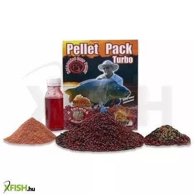 Haldorádó Pellet Pack - Fekete Tintahal 800 G Pellet, 100 G Pellet Ragasztó Por, 100 Ml Pellet Juice Aroma
