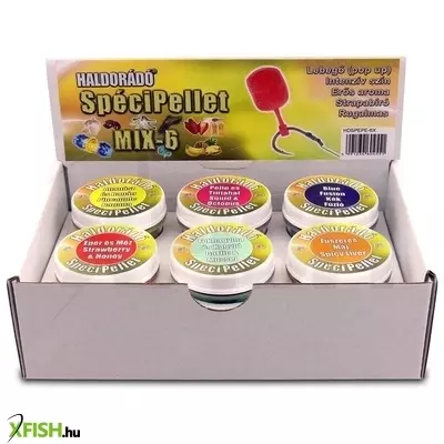 Haldorádó Spécipellet Gumipellet - Mix-6 / 6 Íz Egy Dobozban 12*9Mm 8Db/Doboz*6
