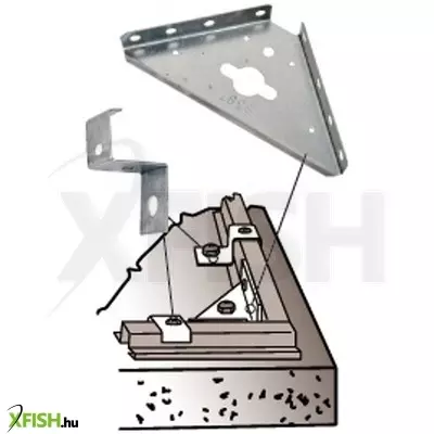 Hecht 000808 - tartozék kerti szerszámtároló házakhoz (4db/csom)