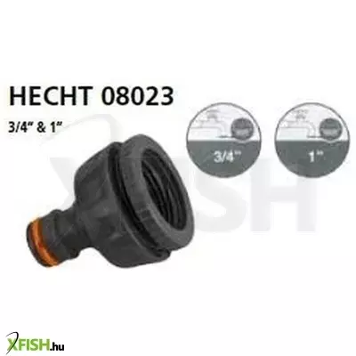 Hecht 08023 - locsoló tömlővég csatlakozó 3/4   1