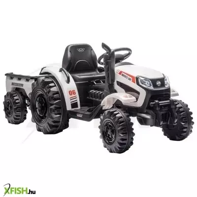 hecht 50435 white - akkumulátoros gyerek traktor