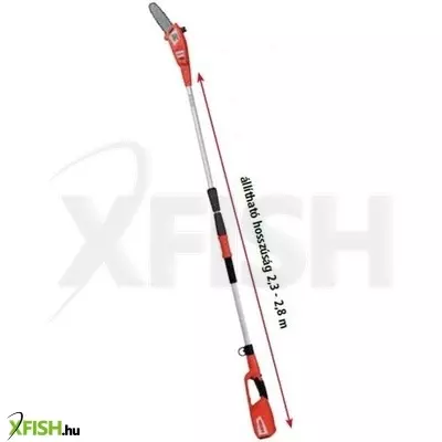 Hecht 9504 - akkus magassági ágvágó fűrész, akku+töltő nem tartozék