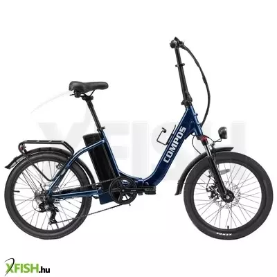 Hecht compos blue - elektromos kerékpár, összecsukható