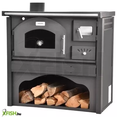 Hecht vulcanus grey - kandalló sütővel