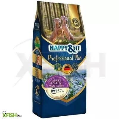 happy&fit professional plus adult sensitive lamb & rice 18kg