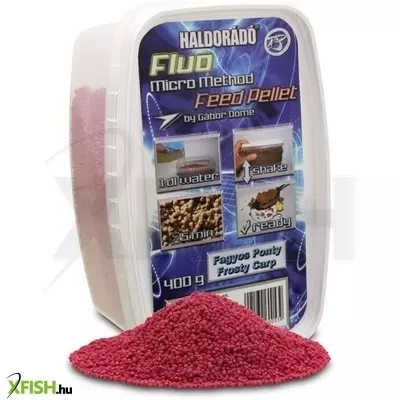 Haldorádó Fluo Micro Method Feed Pellet - Fagyos Ponty 400 G 2mm
