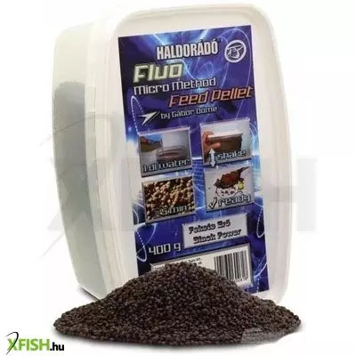 Haldorádó Fluo Micro Method Feed Pellet - Fekete Erő / Black Power 400 G Etető Pellet 2mm
