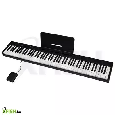 Home hfp1 összecsukható zongora, 88 billentyű, 128 választható hangszín és ritmus, 20 demó dal, beépített sztereó hangszóró, lcd kijelző, bluetooth kompatibilis