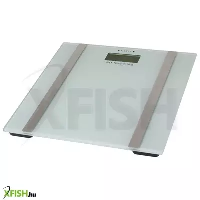Home hg fmz 18 fürdőszobai mérleg, méréshatár 180 kg, mérési pontosság 100 g, lcd kijelző, testzsír, testhidratáltság, izomtömeg meghatározás