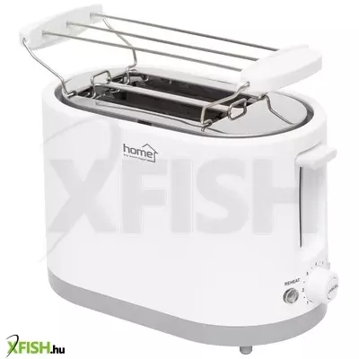 Home hg kp 22 2 szeletes kenyérpirító, 750w, cooltouch, 7 fokozat, fehér