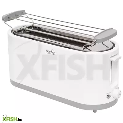 Home hg kp 42 4 szeletes kenyérpirító, 1400 w, cooltouch, 7 fokozat, zsemlemelegítő, fehér