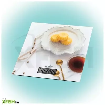 home hg m 05 konyhai mérleg, méréshatár 5 kg, mérési pontosság 1 g, tára funkció, automatikus kikapcsolás