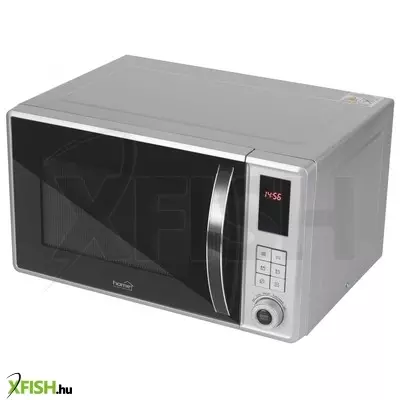 Home hg mh 23 gr mikrohullámú sütő grill funkcióval, digitális, 800 w, 23 literes, gyerekzár, szürke
