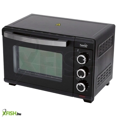 Home hgms19 mini sütő, 1280 w, max. 230 °c, 19 literes, időzítő, hőszigetelt burkolat, üveg ajtó