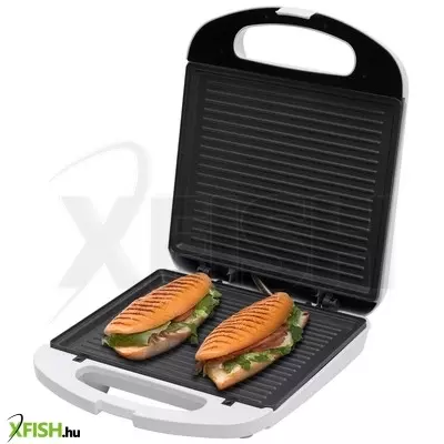 Home hgp4 panini szendvicssütő, 1200 w, nagy sütőfelület, tapadásmentes, jelzőfények