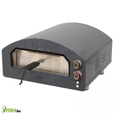 Home hgpz02 elektromos pizzakemence, 2000w, max. 380 °c, ipx4 védelem, 33x33 cm sütési felület, 1,5 cm-es cordierite pizzakő, rozsdamentes ajtó
