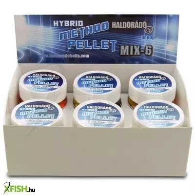 Haldorádó Hybrid Method Pellet - Mix-6 / 6 Íz Egy Dobozban 8Mm 20G*6