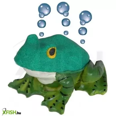 Kairui aquarium arts béka levegőporlasztós akvárium dekoráció - hj-503 (10x7x6cm)