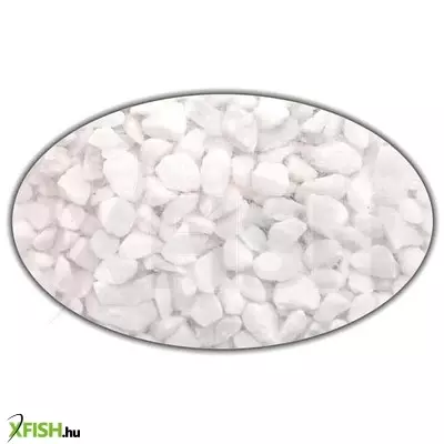 Szer-ber team fehér márvány akváriumi aljzatkavics 5kg, 5-8mm (mzfeh2)