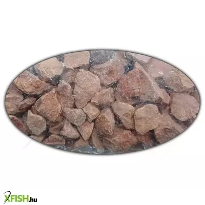 Szer-ber team vörös márvány akváriumi aljzatkavics 5kg, 15-20mm (mzv4)