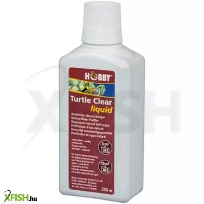 Hobby dohse hobby turtle clear vízkezelő akvaterráriumba