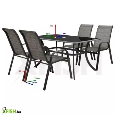 Hecht honey set 4 - kerti bútor