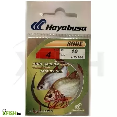 Hayabusa Hr100 Sode Red Keszegező Horog 14-es 10db/csomag