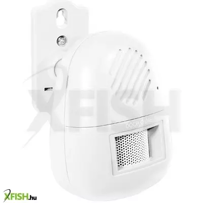 Home hs 11 belépésjelző fali tartóval, 120°-ban állítható, állítható hangerő, hálózati adapter csatlakoztatási lehetőség, elemes tápellátás