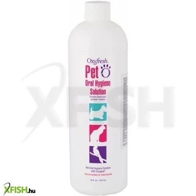 Oxyfresh Szájhigiéniás Oldat Kutyák Macskák Részére 473 ml