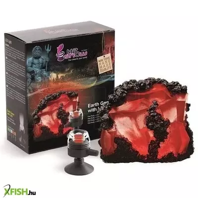 Hydor h2show vörös rubin akvárium dekoráció világítással