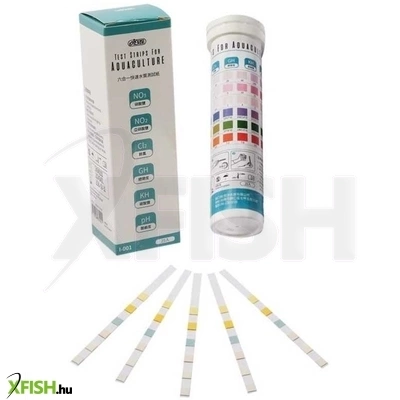 Ista 6 in 1 vízteszt csík édesvízi akváriumhoz (25db)