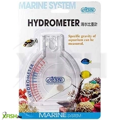 Ista sósűrűség mérő (hydrometer) sósvizi akváriumhoz