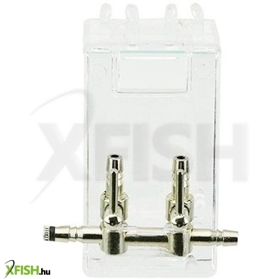 Ista csapos levegőelosztó fém 2 ágú 4/6mm (akasztós)