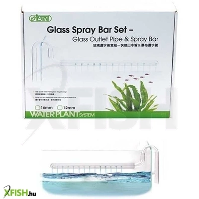 Ista üveg kifolyó pipa és esőztető akváriumi külső szűrőhöz 16mm