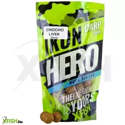 Ikon Hero Horogbojli Chocho Liver 20mm barna csoki-máj 200g