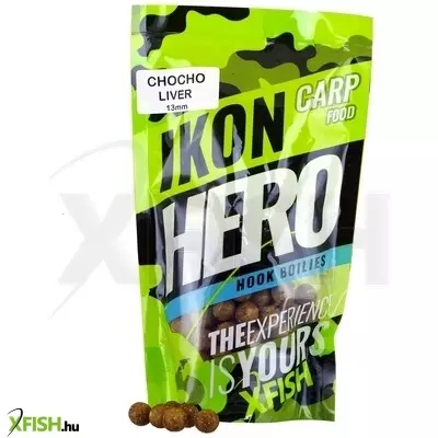 Ikon Hero Horogbojli Chocho Liver 13mm barna csoki-máj 200g