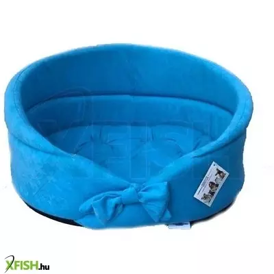 Diamsil kisállat fekhely masnis világoskék - 04 méret 61*51*27cm