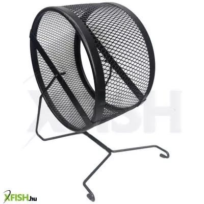 Inter-zoo sűrű rácsozású fém futókerék rágcsálóknak - 20cm fekete